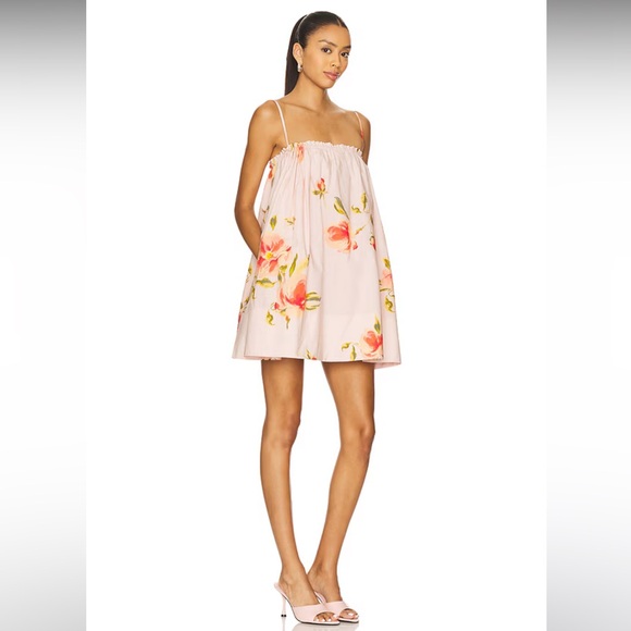 NWT! Lovers and Friends Petal Mini Dress in Pink Nola Floral - Picture 2 of 8